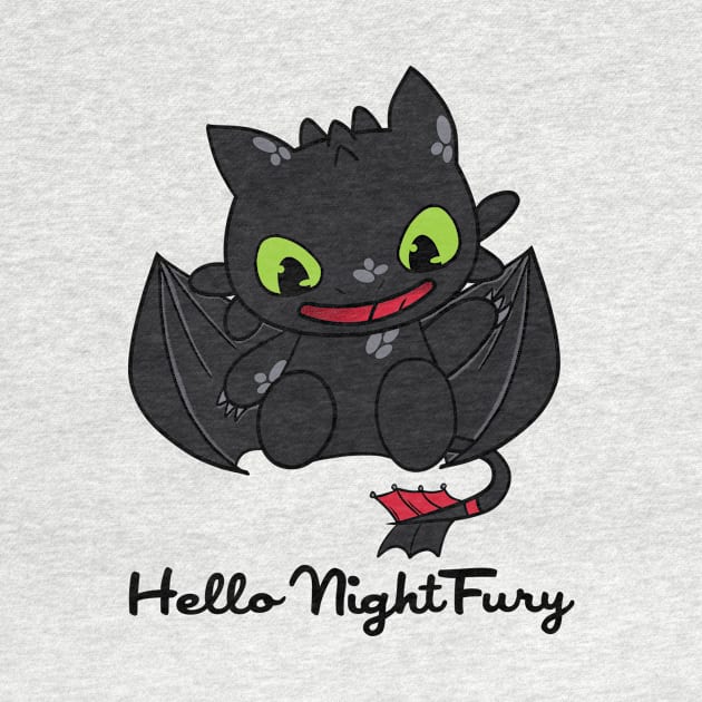 Hello Night Fury by Roylemontea